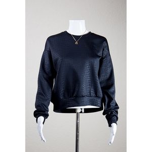 Hollister Black Textured Sweater - Size XS